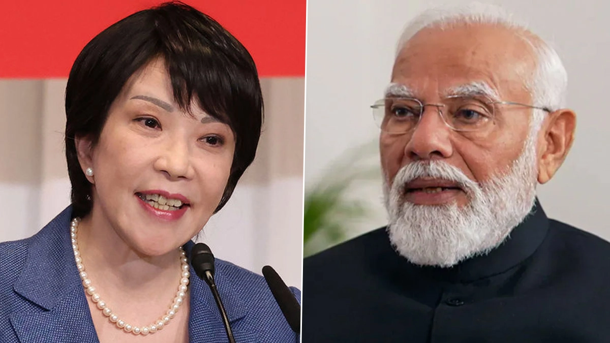 Modi Congratulates Japan’s Sanae Takaichi on Becoming First Female Prime Minister; Leaders Pledge to Deepen Strategic Partnership